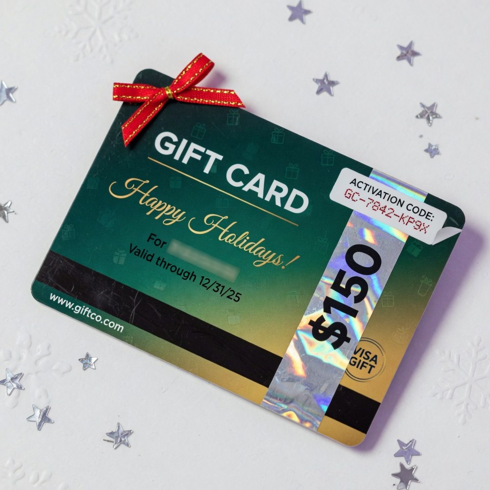 Gift card video